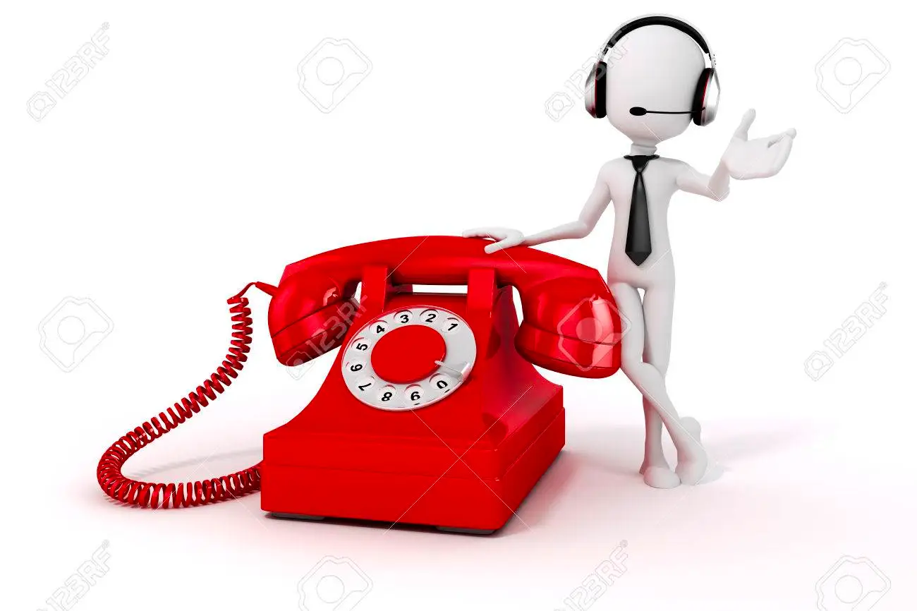 37115314-3d-homme-et-téléphone-rouge-vintage-sur-fond-blanc.webp